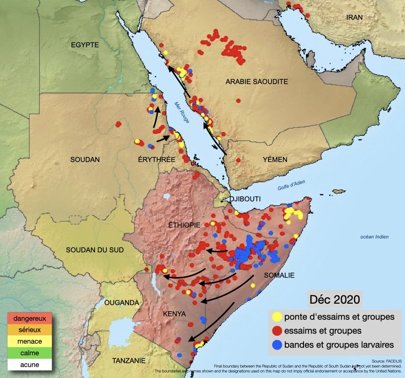 4 janvier. Poursuite de l&#039;invasion du sud de l&#039;Éthiopie et du Kenya