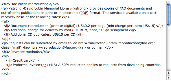 Semantically correct HTML