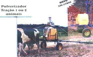 Pulverizador - 1 ou 2 animais