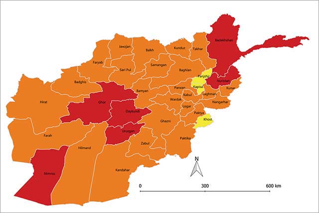 1 Map IPC Afghanistan AcuteFoodSec 2019August2020March 5 