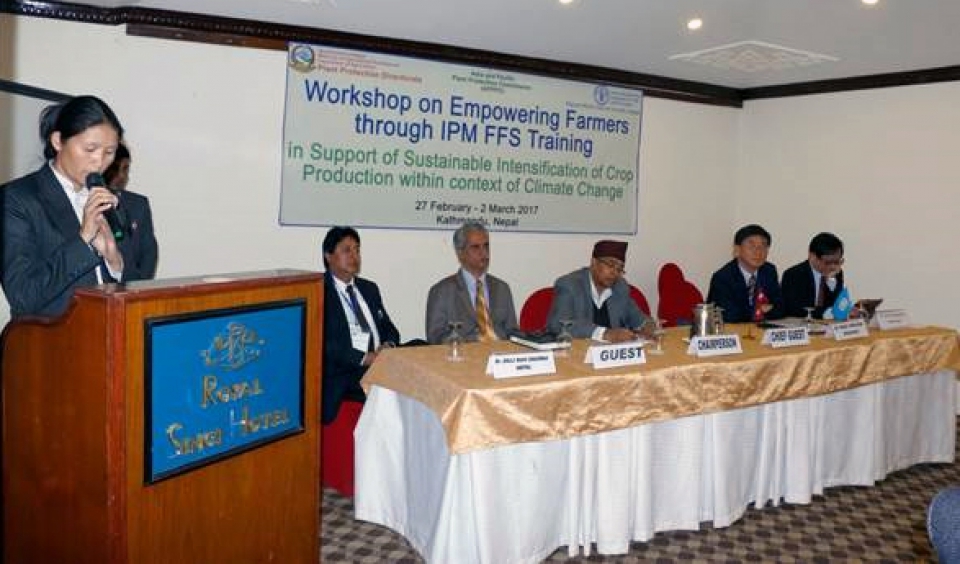 APPPC Organizes a Workshop on IPM FFS in Kathmandu
