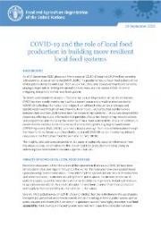 COVID-19 and the role of local food production in building more resilient local food systems