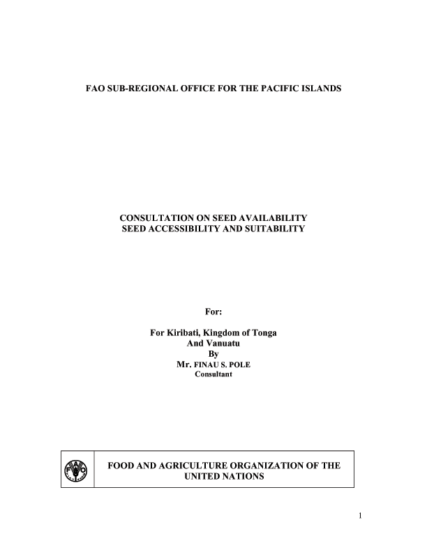 Agriculture for Growth : Learning from experience in the Pacific : Samoa Morinda Citrifolia ( NONU ) Case Study.