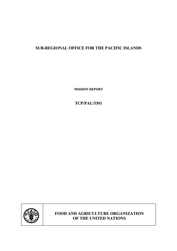 National consultation on the establishment of a sub-regional aquaculture network in Micronesia