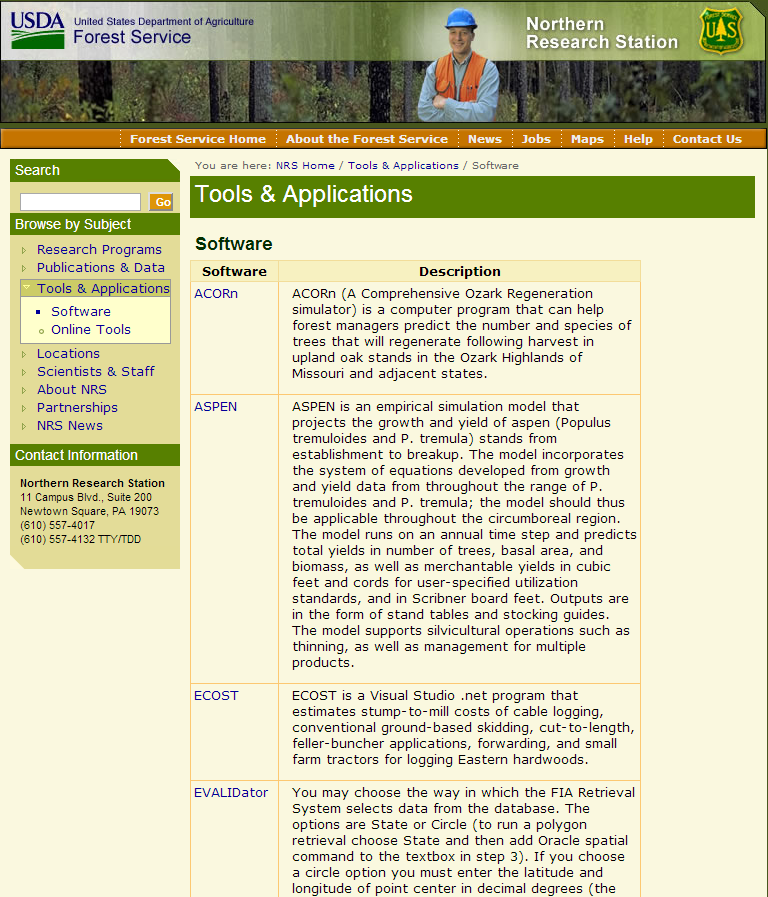 Fao Sfm Tool Detail Us Forest Service Tools And Applications