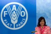 The First Lady of the Dominican Republic and FAO Extraordinary Ambassador, Margarita Cedeño de Fernández 