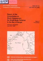 Report of the Consultation on Stock Assessment for Small-Scale Fisheries in the Bay of Bengal
