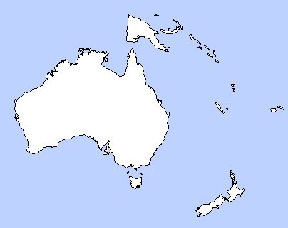 Oceania Map