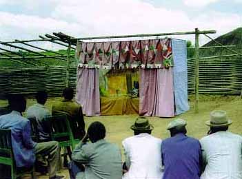 Traditional media: puppet show