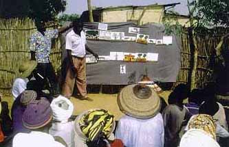 Traditional media: fabric board