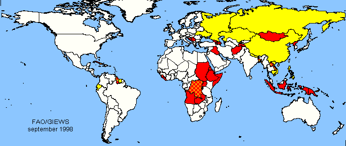 World map sensitive map