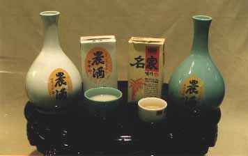 Pasteurized and aseptically packaged Korean  takju  and chongju