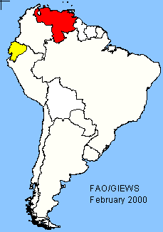 South America sensitive map