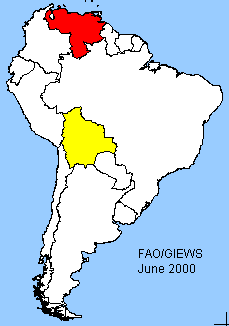 South America sensitive map