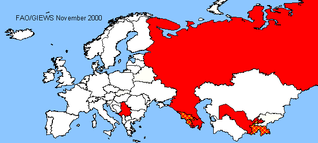 Europe sensitive map