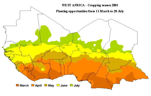 Planting opportunities map