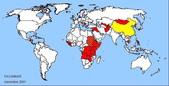 Carte sensible du monde