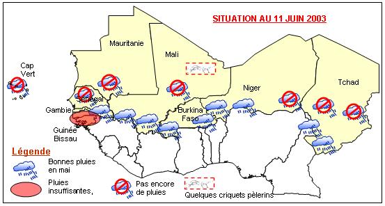 Carte sensible du Sahel