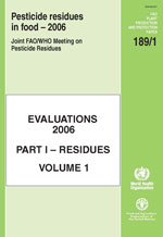 Pesticide Residues in Food 2004