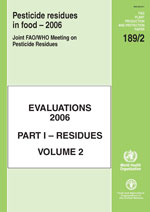 Pesticide Residues in Food 2004