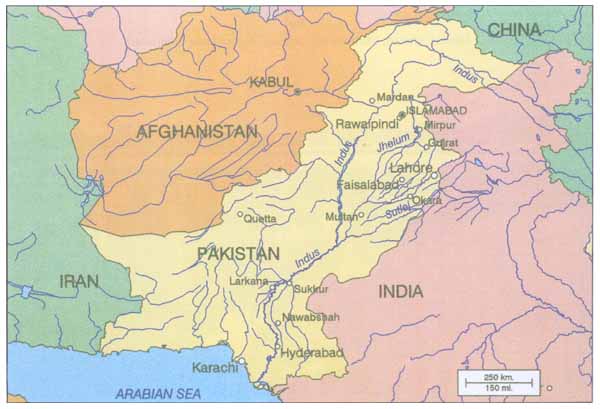 Map of Pakistan