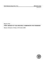 Report of the first session of the Regional Commission for Fisheries. Muscat, Sultanate of
Oman, 6�8 October 2001.