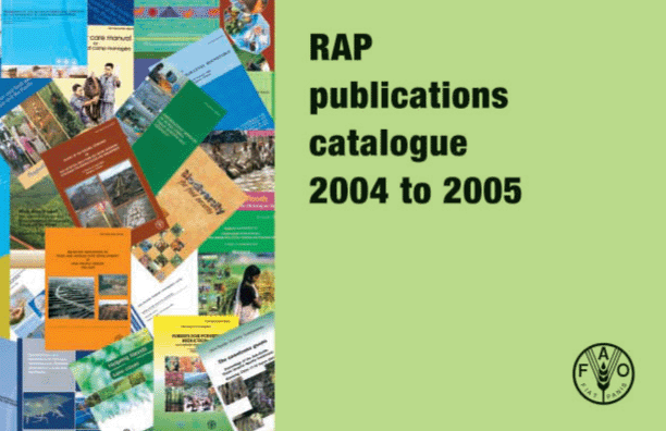 RAP publications catalogue 2004 to 2005