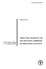 Report of the Twenty- First Session of the Asia and Pacific Commission on Agricultural Statistics