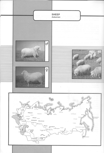 Animal genetic resources of the USSR