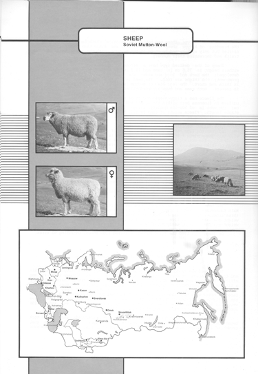 Animal genetic resources of the USSR