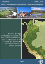 Sistemas de riego tecnificado presurizado con micro-reservorios familiares, para la adaptaci�n de los peque�os productores de las cuencas andinas al cambio clim�tico