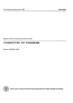 Report of the seventeenth session of the Committee on Fisheries. Rome, 18-22 May 1987