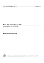 Report of the eighteenth session of the Committee on Fisheries. Rome,  10&ndash;14 April 1989