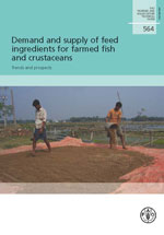 Demand and supply of feed ingredients for farmed fish and crustaceans