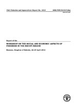 Report of the workshop on social and economic aspects of fisheries in the RECOFI region. Manama, Kingdom of Bahrain, 22&ndash;24 April 2012.