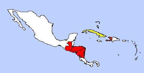 Central America Map