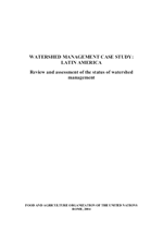WATERSHED MANAGEMENT CASE STUDY