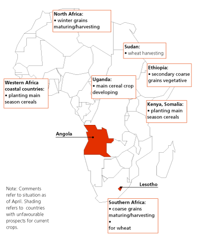Crop Prospects and Food Situation