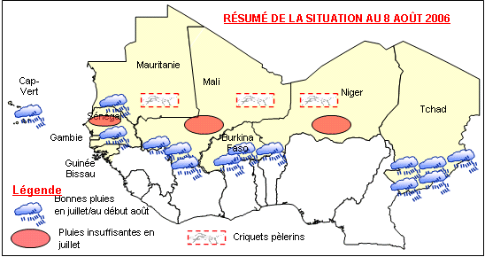Carte sensible du Sahel