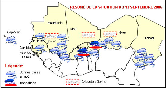 Carte sensible du Sahel