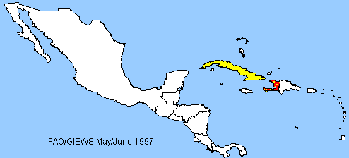 Central America sensitive map
