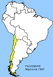 South America sensitive map