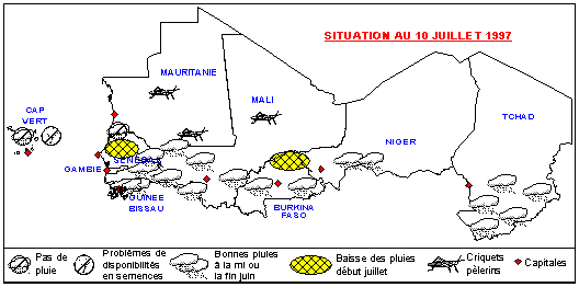 Carte sensible du Sahel