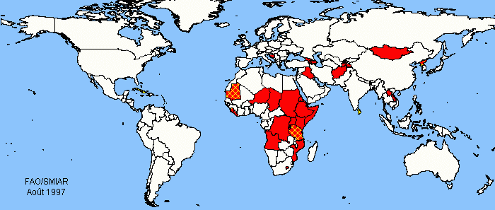 Carte sensible du monde