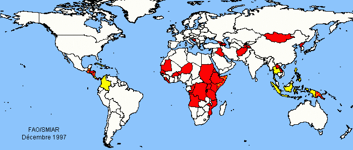 Carte sensible du monde