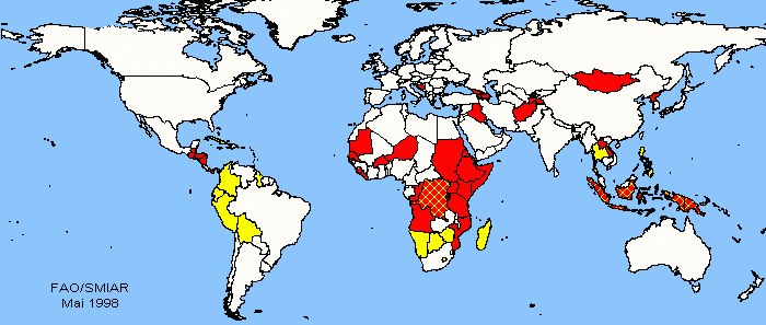 Carte sensible du monde