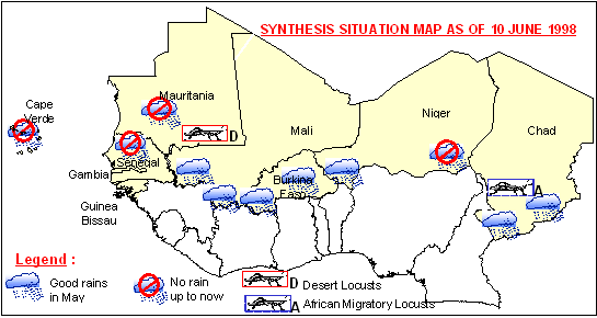 Sensitive Map of the Sahel countries
