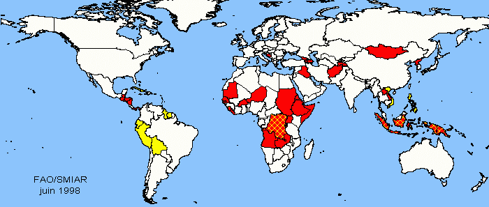 Carte sensible du monde