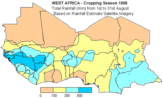Total rainfall map