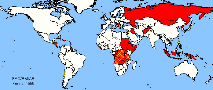 Carte sensible du monde